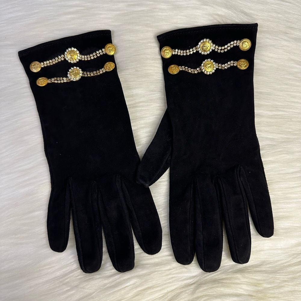 VERSACE medusa gloves
